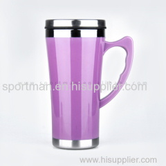 Wholesale 450ml 16oz fashion stainless steel travel mug Hot sale