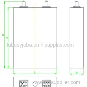 3.2V 40Ah LiFePO4 Battery For Solar Street Light