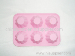 6 Holes Muffin Silicone Cake