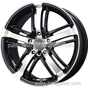 14-18 Inch Sliver Machined Face Aluminum Car Alloy Rims