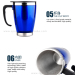 16oz Plastic Double Walls Travel Mug plastic mug with handle