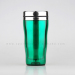 Double Wave Shape Plastic Travel Mug Thermal Coffee mug isnulated with lid