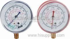 63mm Screw Window Blue /Red Steel Case Freon Manometer