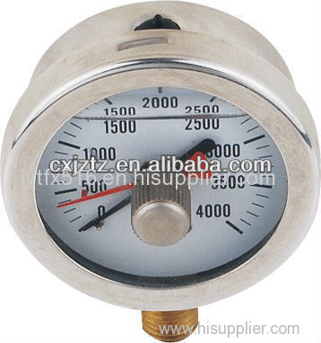 Contact Now63mm 2.5" Radial Silicone Oil Filled Manometer Bayonet Type