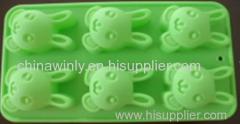 Flower Style Muffin Silicone Cake
