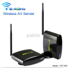 PAKITE Brand Wireless AV Sender/Wireless Audio Video Transmitter Receiver for cctv camera