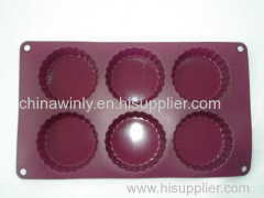 6 Round Muffin Silicone Cake