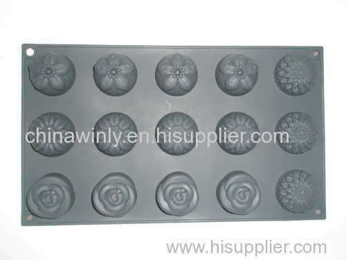 15 Holes Muffin Silicone Cake