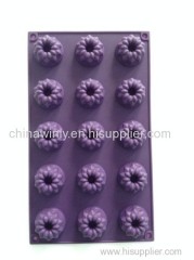 15 holes Muffin Silicone Cake