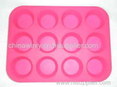 4 Holes Muffin Silicone Cake