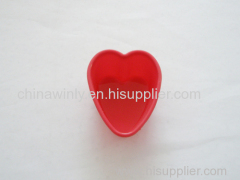 Small Heart Muffin Silicone Cake