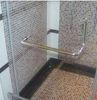 Bathroom Glass Door Handle With Lock / Stainless Steel Pull Door Handles