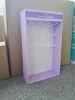 Purple Power Wing Display stand with hook display rack 4C offset printing