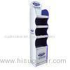 4 tiered Skincare Cardboard Floor Cosmetic Display Stand For Retail