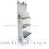 Bespoke floor stand 3 tier Corrugated Cardboard Display Shelves Glossy Finishing