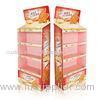 Holding 35kg corrugated cardboard shelf display For Stationery / Supermarket