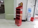 Sturdy Cardboard Cosmetic Display Stand Free Standing CMYK Printing