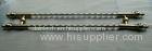 Solid Crystal Glass Door Handles Stainless Steel Crystal Door Knob With Lock
