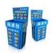Full printed Cardboard Recycling bin / CMYK Printing retail dump bins
