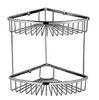 2 Layers Rust Proof Shower Caddy Wall Mounted Stainless Steel Shower Basket