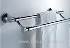 Safety Stainless Steel Towel Rack Wall Mounted Bathroom Towel Shelves