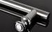 T Shape Locking Bathroom Door Handle / Glass Clamp Stainless Steel Door Latch