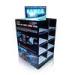 2 -sided Cardboard Pallet Display with trays and slots for Garment