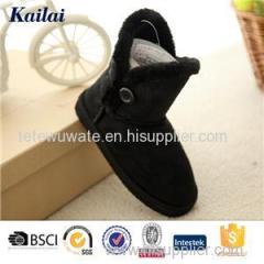 Suede Fabric Baby Boot