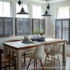 Hoan Basswood / PVC / Aluminum Window Shutters Plantation Shutters (24 colors)