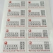 High Quality Breakable Paper Security Adhesive Sticker Non-removable Destructive Warranty Void If Removed Label