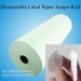 Custom Fragile Adhesive Eggshell Sticker Paper Destructible Vinyl Security Label Paper Raw Material Rolls