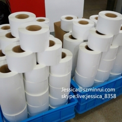 Factory Price Permanent Adhesive Fragile Label Paper Color Destructible Vinyl Label Paper Material