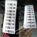 Security Destructible Barcode Labels