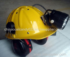 miner personal protective Helmet with Flashlight Clip