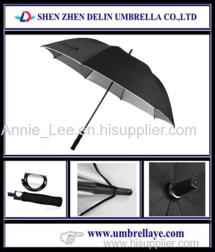 High quality golf umbrella siliver coating golf umbrella for sun large golf umbrella New oversize golf sun umbrella