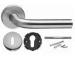 304 Stainless Steel Door Handles With Lock / Stainless Steel Pull Handles