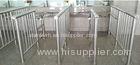 Clear Stainless Steel Guardrail Outside Metal Handrails For Bus Station