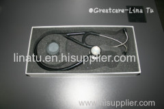 stainless Stethoscope cardiology stethoscope with single and dual type