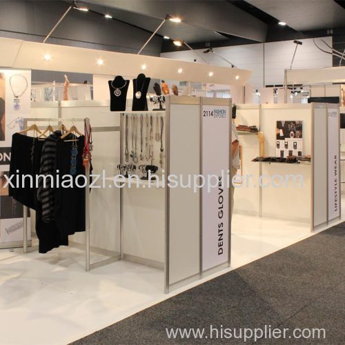 XINMIAOSYSTEM Aluminium Portable Modular Trade Display Exhibition Booth/Aluminum Exhibition Fair Stand with Competitive 