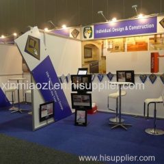 XINMIAOSYSTEM Aluminium Portable Modular Trade Display Exhibition Booth/Aluminum Exhibition Fair Stand with Competitive
