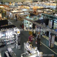 XINMIAOSYSTEM Aluminium Portable Modular Trade Display Exhibition Booth/Aluminum Exhibition Fair Stand with Competitive