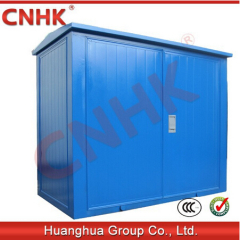 prefabricated(American)transformer box steel plate blue color