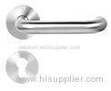 Hollow Door Window Hardware Stainless Steel Door Lever Sets With Oval Escutcheon