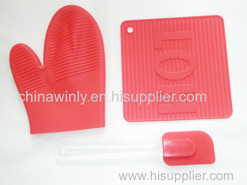 3pcs set Kitchen Silicone Tools