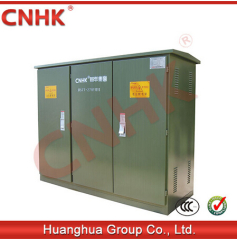 prefabricated(American )transformer substation(steel plate arm green color)