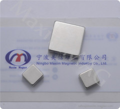 NdFeB bar/block magnets with nickel coating