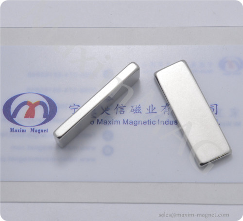 Neodymium block magnets Nickel coating