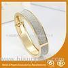 Antique Charm Zinc Alloy Gold Plated Metal Bangles For Women Gift