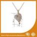 Customized Zinc Alloy Gold Heart Metal Chain Necklace For Women Gift