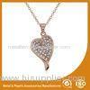OEM / ODM Metal Chain Necklace For Women Heart Pendant Necklace